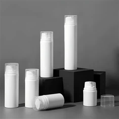 Botella de plástico para cosméticos